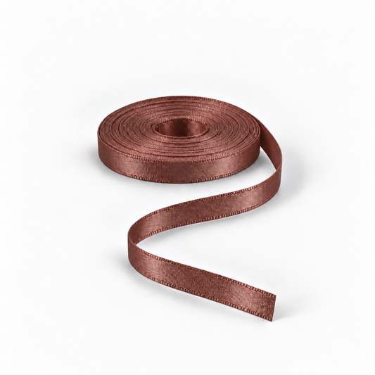 Satin Ribbon 6mm Dark Brown #B59