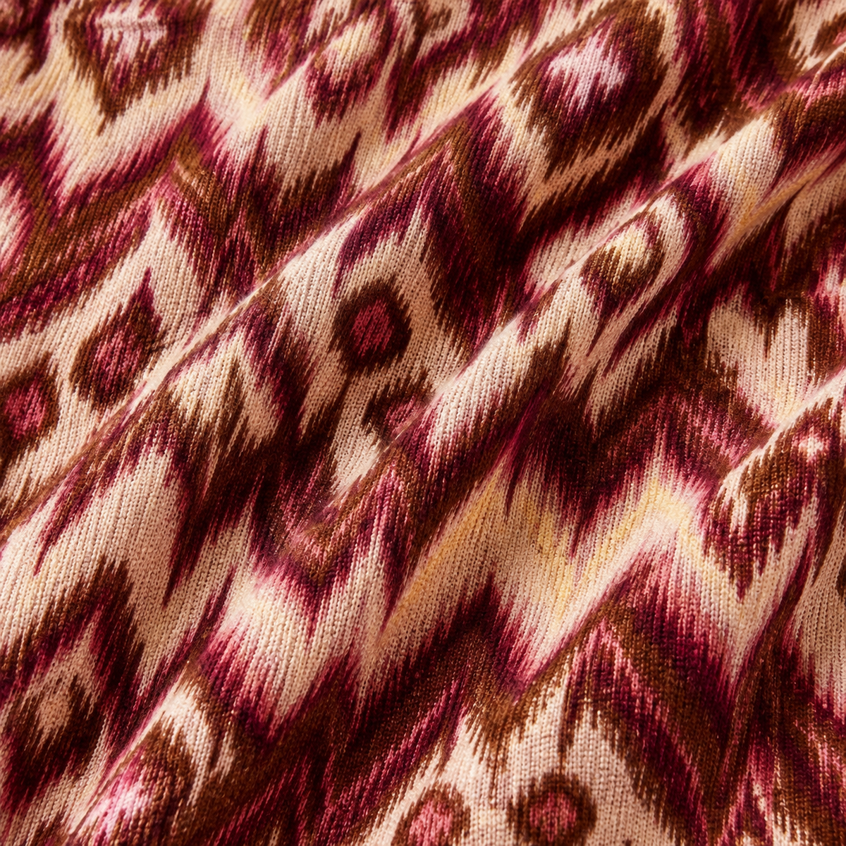 Designer Dress Ikat Yoryu Print