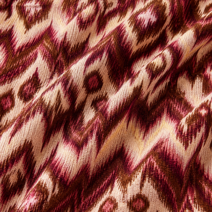 Designer Dress Ikat Yoryu Print