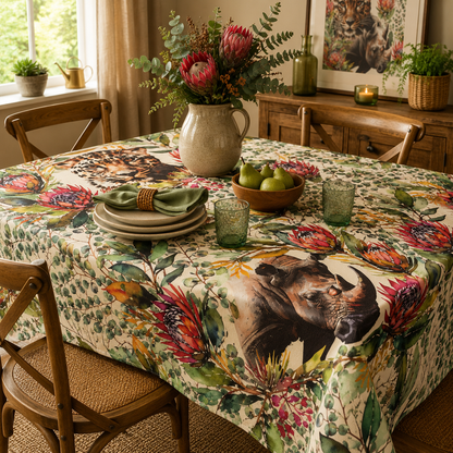 Printed Vinyl SA Wild Animals - Ragland Fabrics