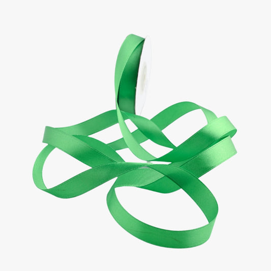 Satin Ribbon 10mm Emerald 23 - Ragland Fabrics