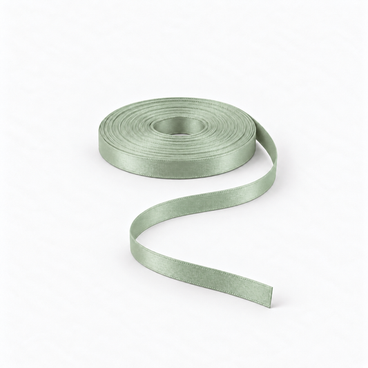 Satin Ribbon 8mm Avocado #80 – Ragland Fabrics