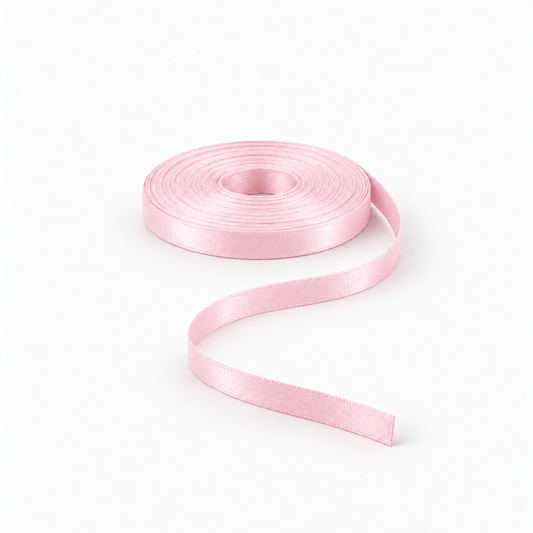 Satin Ribbon 8mm Baby Pink #340 – Ragland Fabrics
