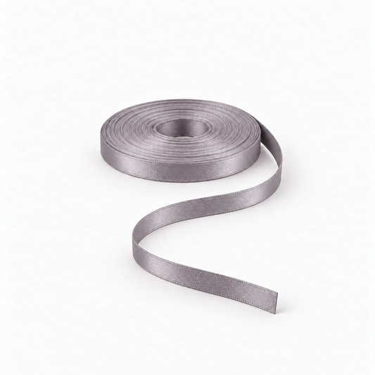 Satin Ribbon 8mm Dark Grey #3171 – Ragland Fabrics