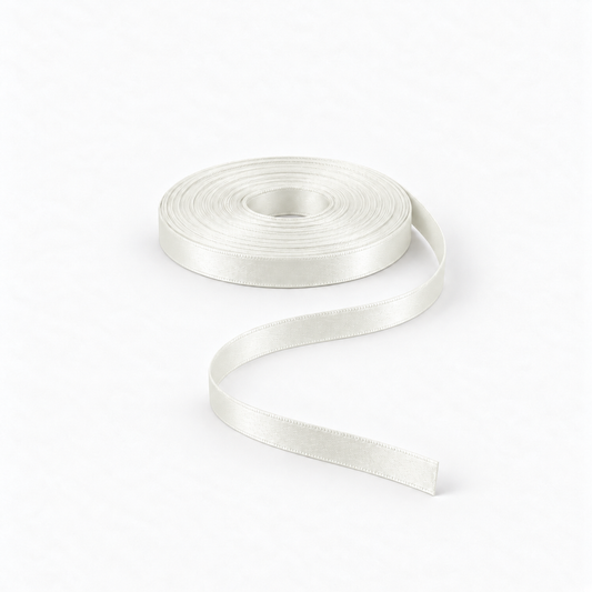 Satin Ribbon 8mm Cream #275 – Ragland Fabrics