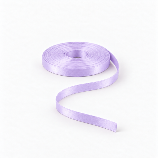 Satin Ribbon 8mm Lilac #7 – Ragland Fabrics