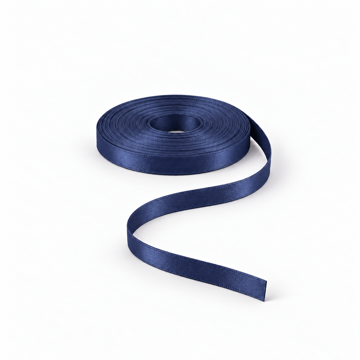 Satin Ribbon 8mm Navy #13 – Ragland Fabrics