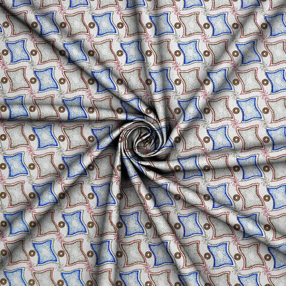 Schwe Schwe White Blue - Ragland Fabrics