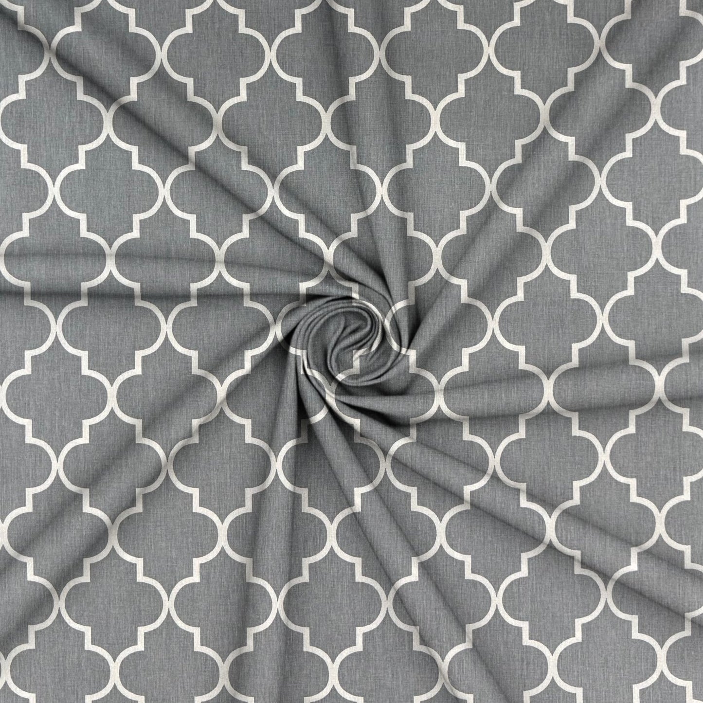 Sheeting 100% Cotton Percale 240cm Lattice Grey - Ragland Fabrics