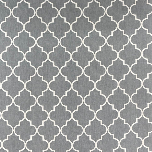 Sheeting 100% Cotton Percale 240cm Lattice Grey - Ragland Fabrics