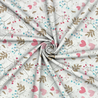 Sheeting 100% Cotton Percale 240cm Summer Love - Ragland Fabrics