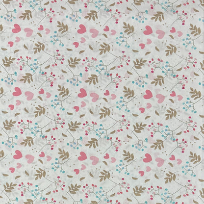 Sheeting 100% Cotton Percale 240cm Summer Love - Ragland Fabrics