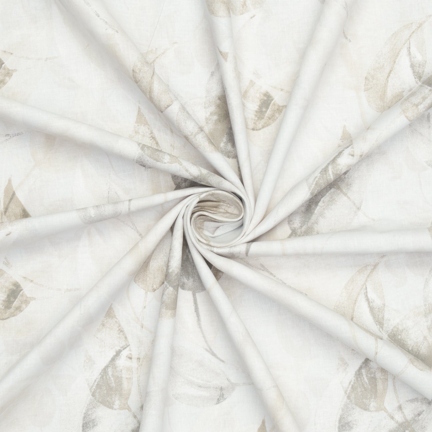 Sheeting Printed Cotton Leaves 240cm - Ragland Fabrics