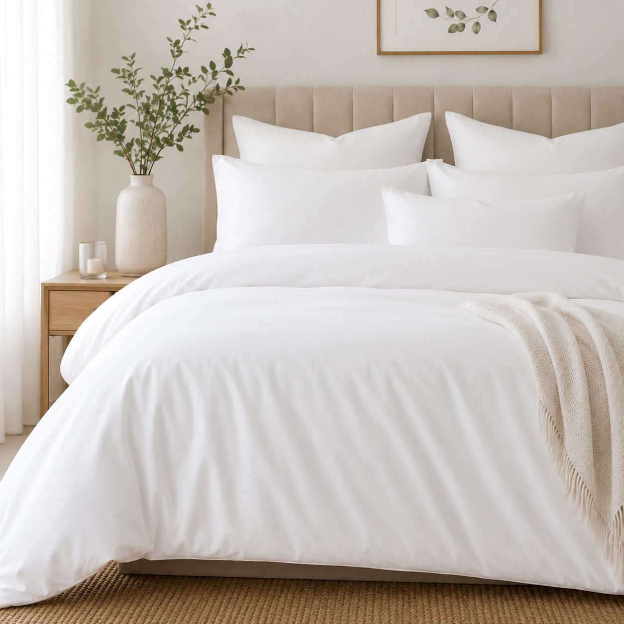 Percale Sheeting White 200TC | 100% Cotton