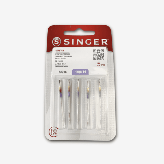 Singer 2045 STRETCH Needle 100/16 - Ragland Fabrics