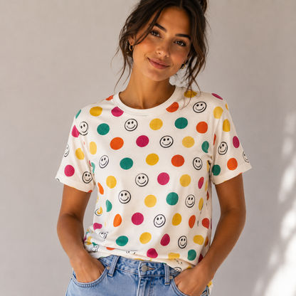 Last Of The Bests | 2m x 1.5m Cotton Knit Smiley