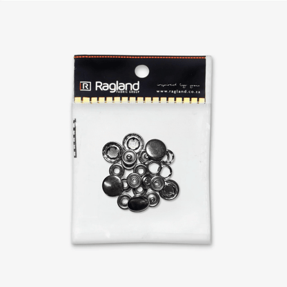 Solid Top Poppa 15mm | Silver - Ragland Fabrics