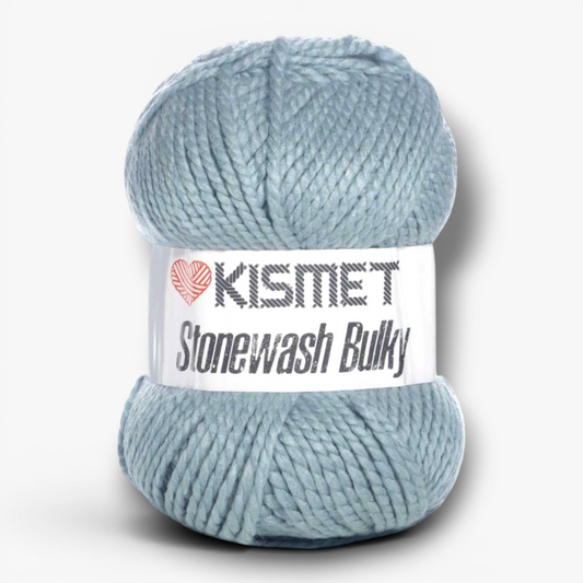 Wool Stone Wash Bulky Seafoam SB43