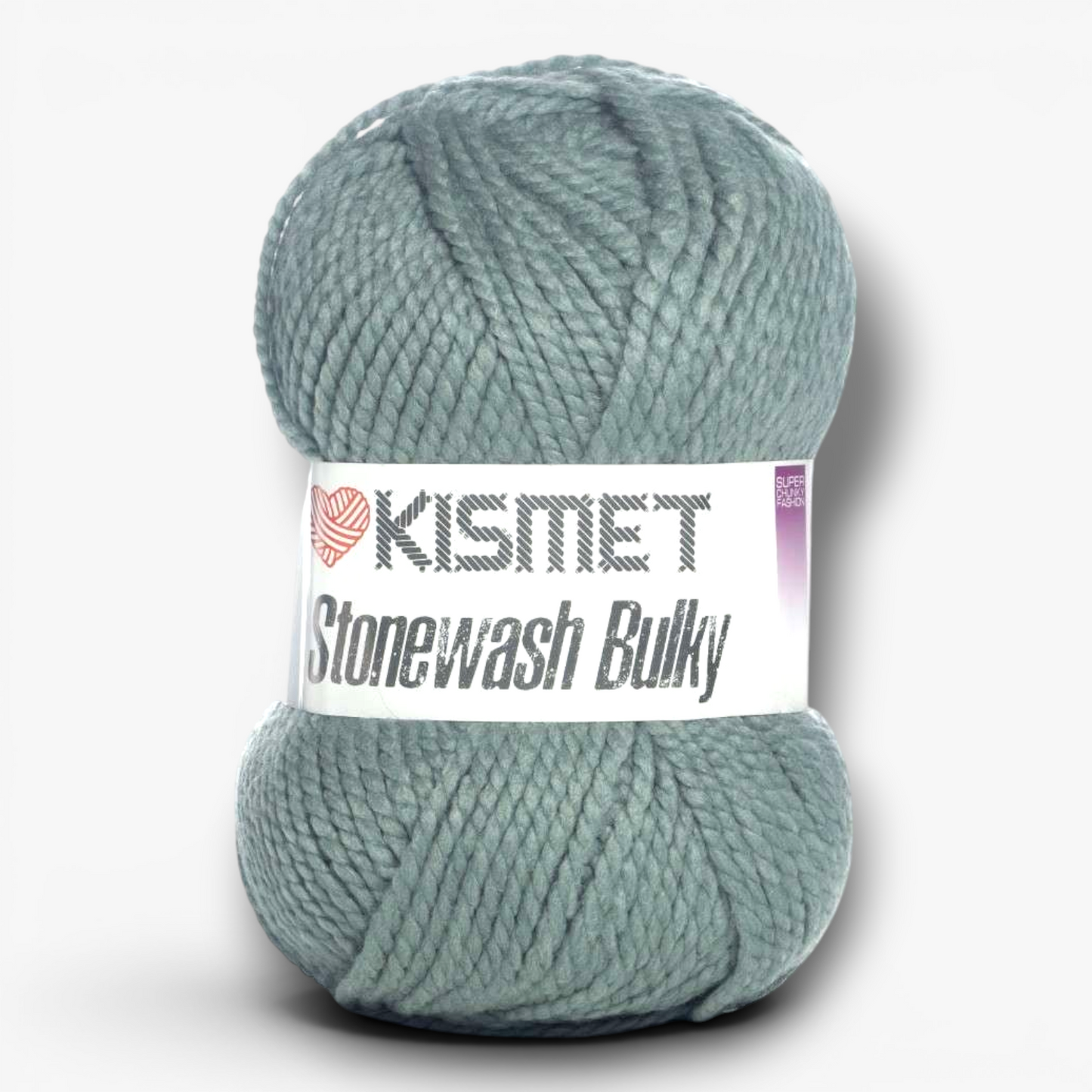 Wool Stone Wash Bulky Duck Egg SB48