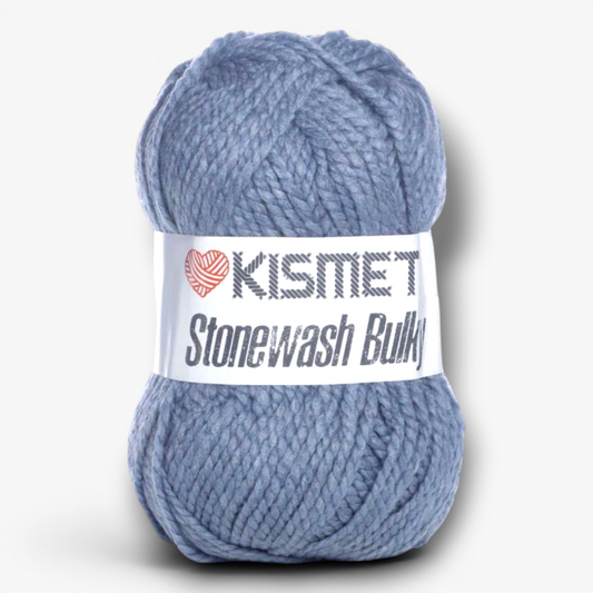 Wool Stone Wash Bulky Periwinkle SB49