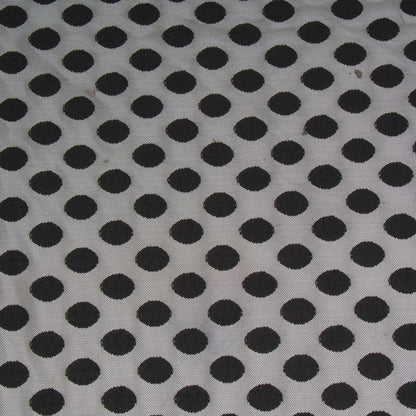 Stretch Mesh Black Dot - Ragland Fabrics