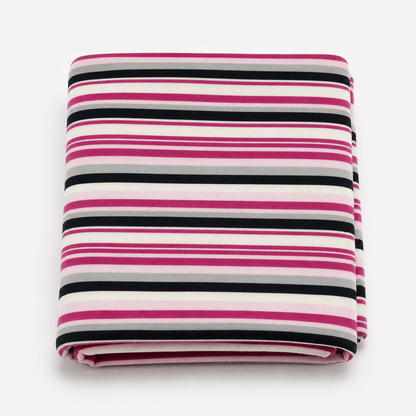 Last Of The Bests | 2m x 1.4m Cotton Knit Strawberry Stripe