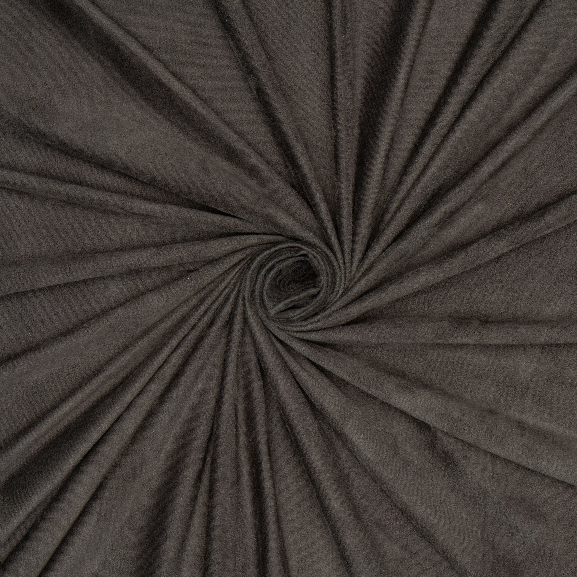 Stretch Velour Suede Grey - Ragland Fabrics
