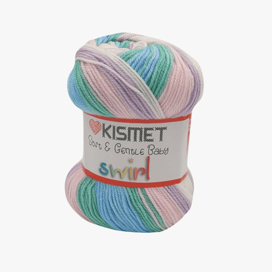 Soft & Gentle Baby Swirl Pastel - Ragland Fabrics