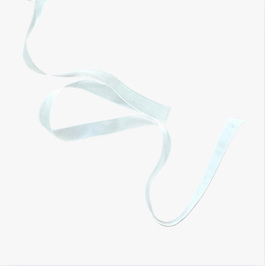 Taffeta Ribbon 14mm White - Ragland Fabrics