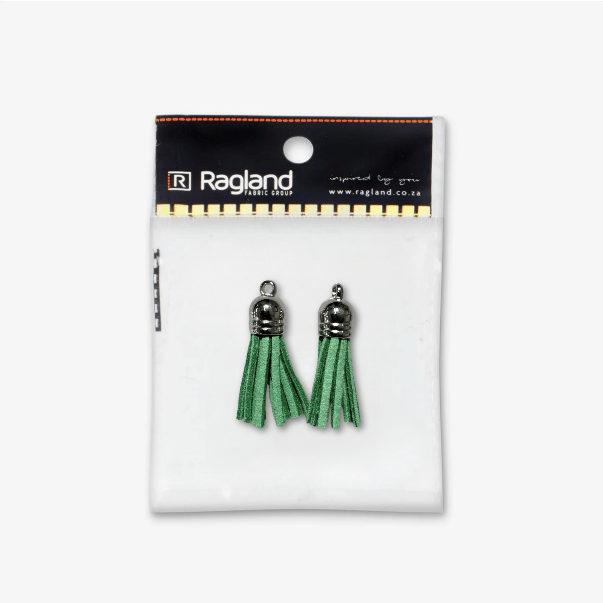 Tassel Suede Green - Ragland Fabrics