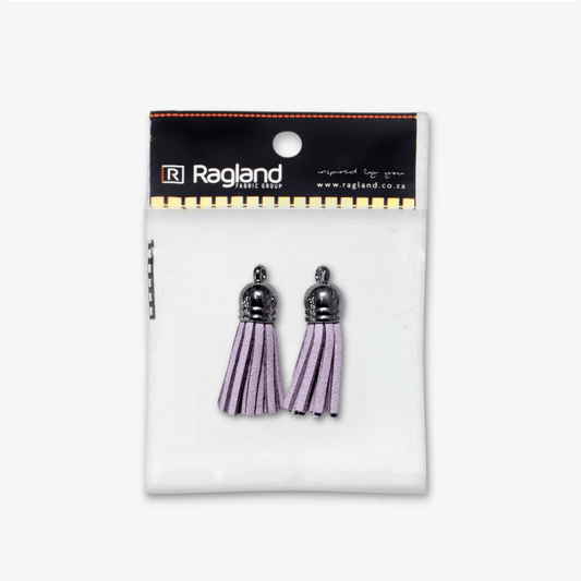 Tassel Suede Lilac - Ragland Fabrics