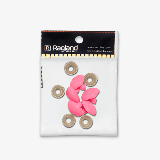Teddy Nose Pink (5pc) - Sizes Available - Ragland Fabrics