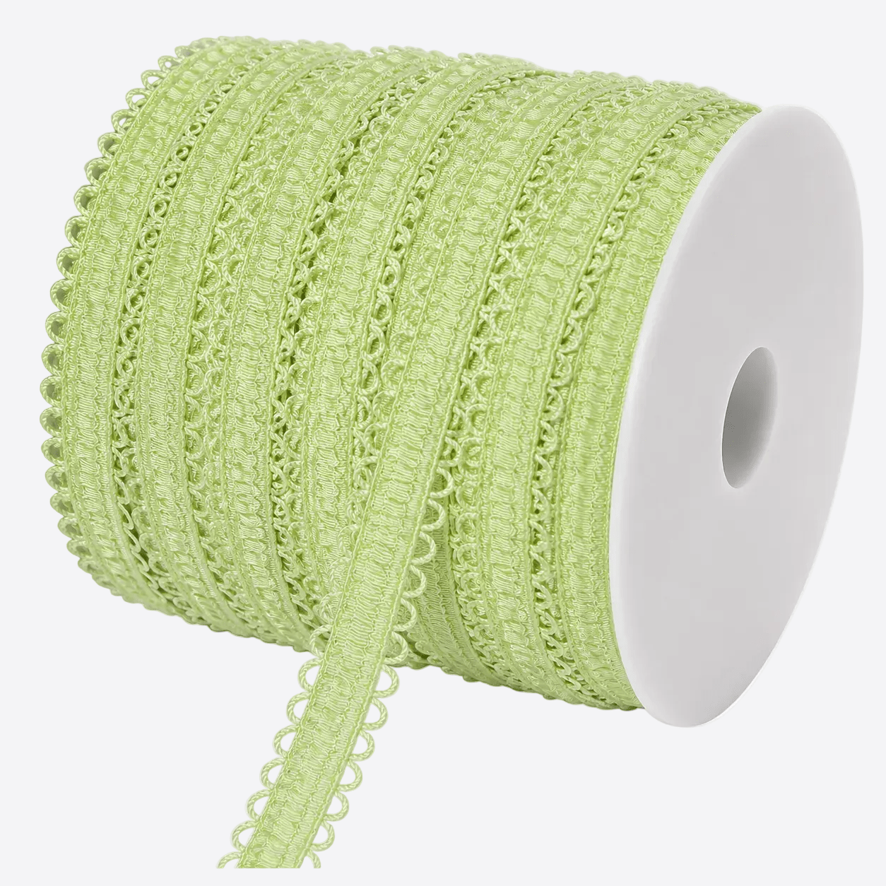 Bra Elastic 12mm Textured Loop Lime - Discontinued - Ragland Fabrics