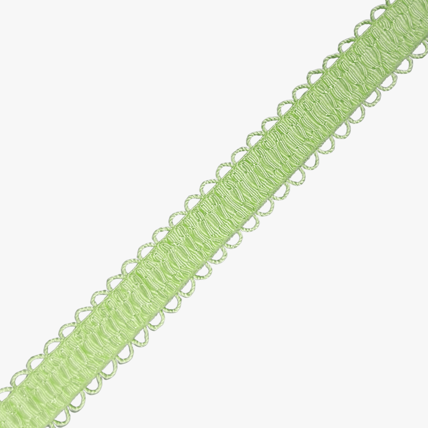 Bra Elastic 12mm Textured Loop Lime - Discontinued - Ragland Fabrics