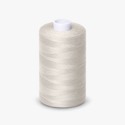 Thread 1000met Reel Off - White 582 - Ragland Fabrics