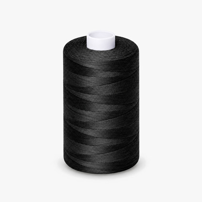 Thread 1000met Reel Black - Ragland Fabrics