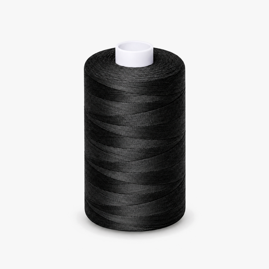 Thread 1000met Reel Black - Ragland Fabrics