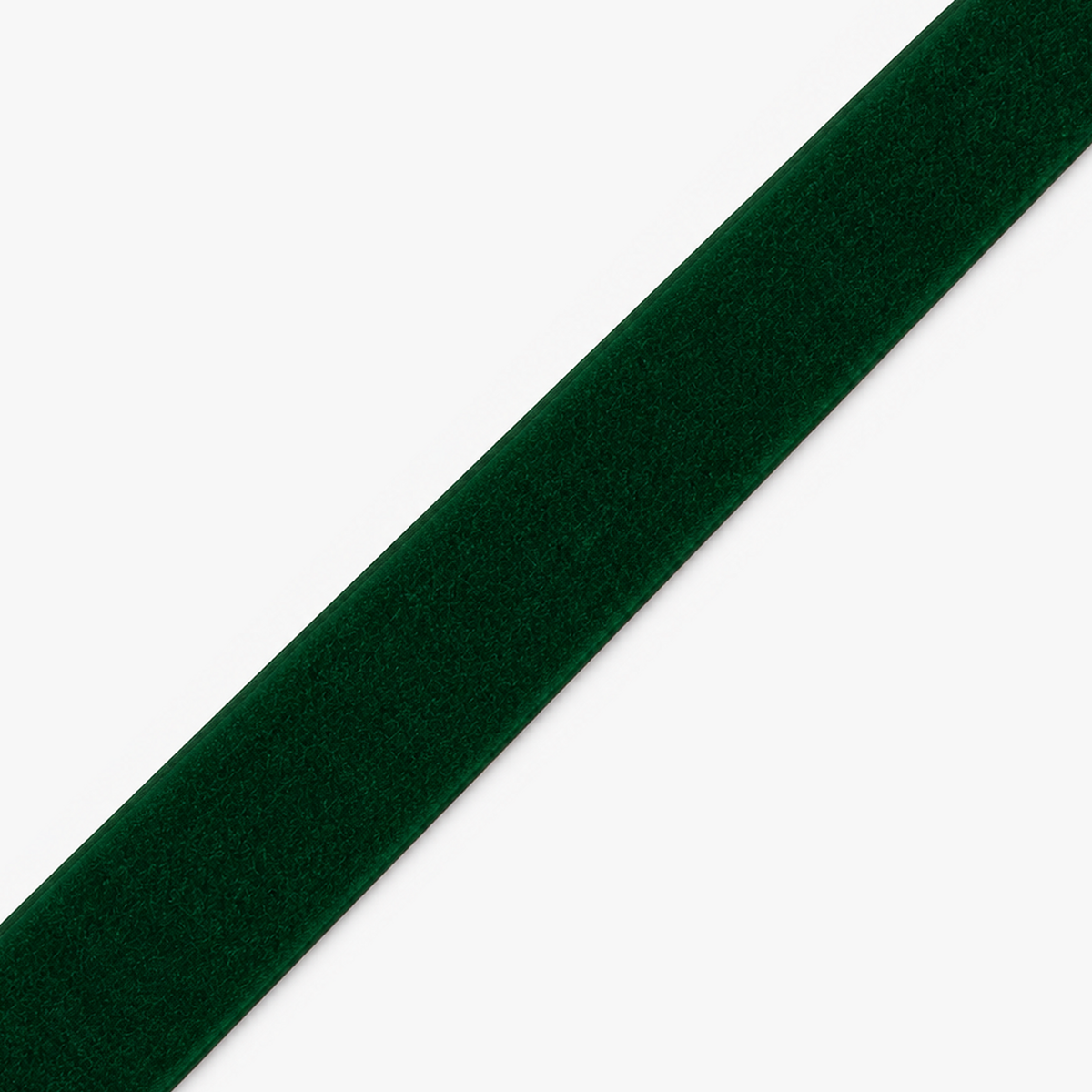 Velvet Ribbon 38mm Bottle Green - per metre diagonal view