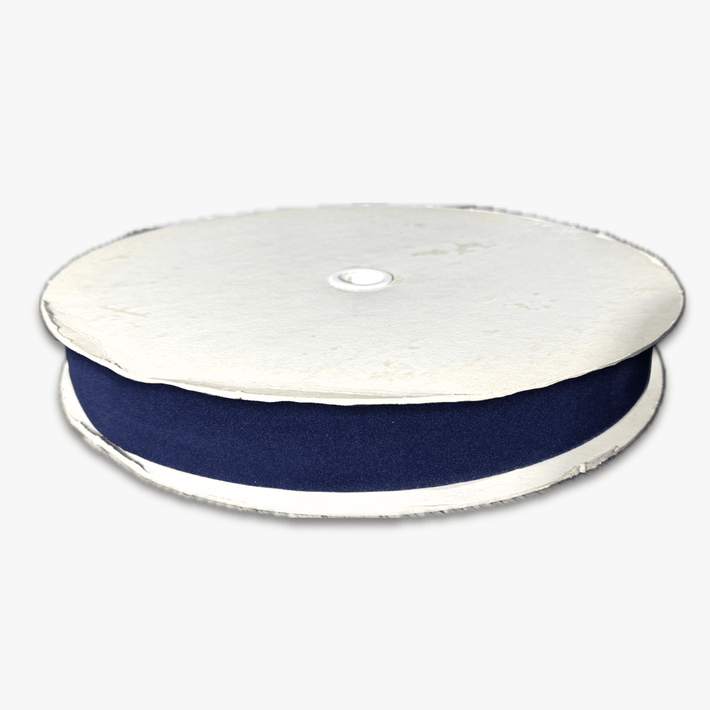 Velvet Ribbon 38mm Navy - Ragland Fabrics