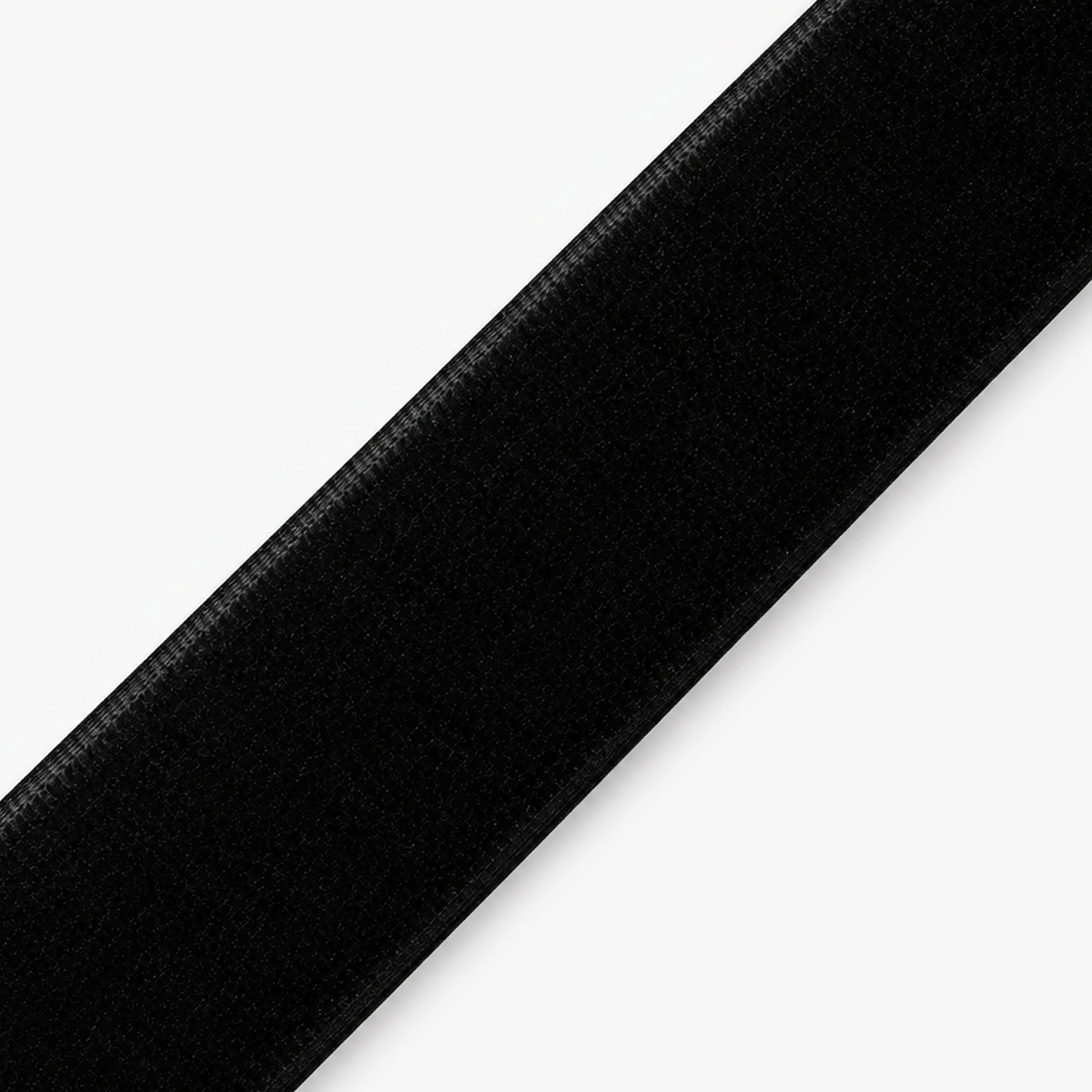 Velvet Ribbon 50mm Black - per metre diagonal view
