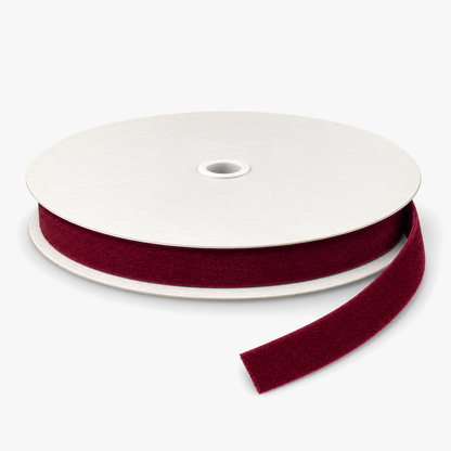 Velvet Ribbon 15mm Maroon - roll view