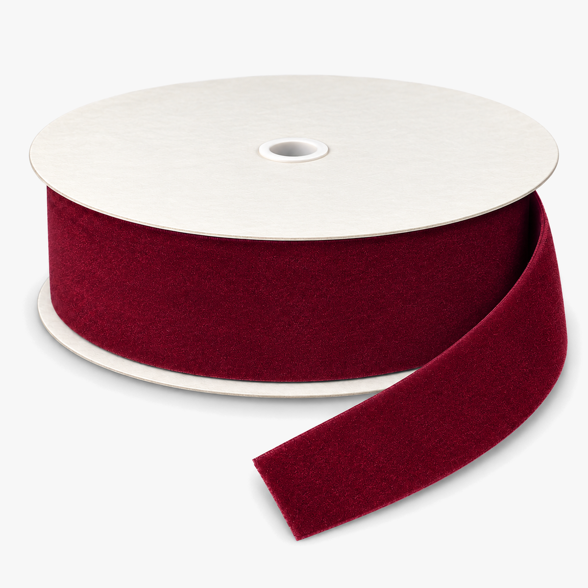 Velvet Ribbon 50mm Maroon - roll view