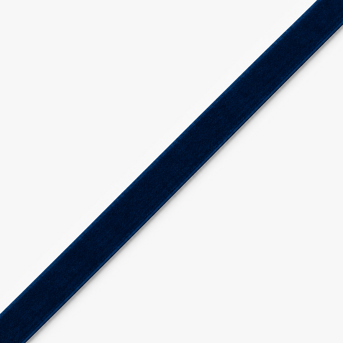 Velvet Ribbon 15mm Navy - per metre diagonal view