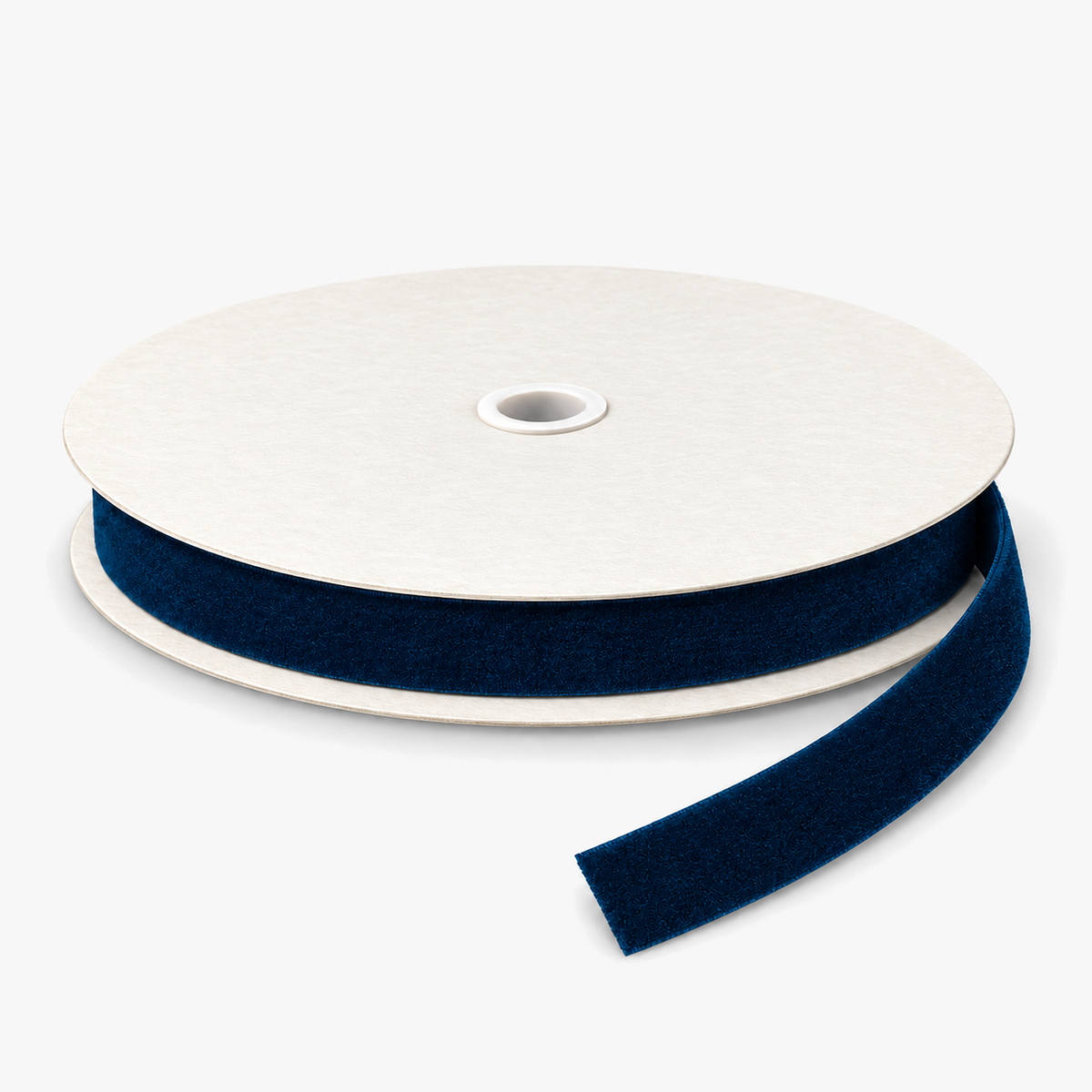 Velvet Ribbon 15mm Navy - roll view
