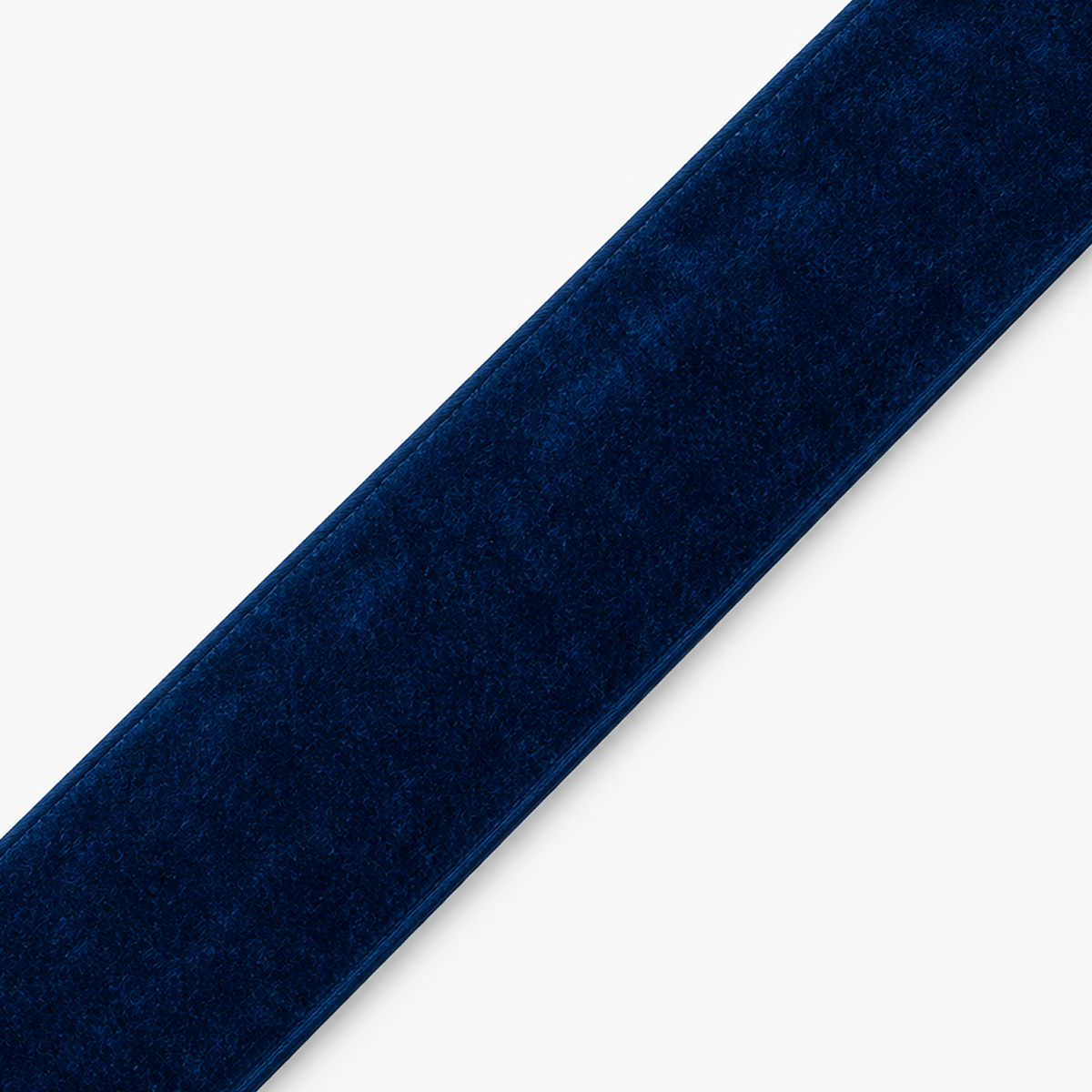 Velvet Ribbon 50mm Navy - per metre diagonal view