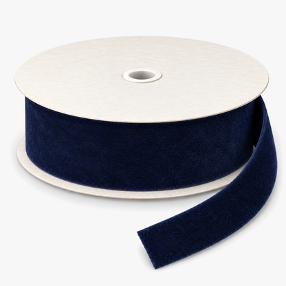 Velvet Ribbon 50mm Navy - roll view