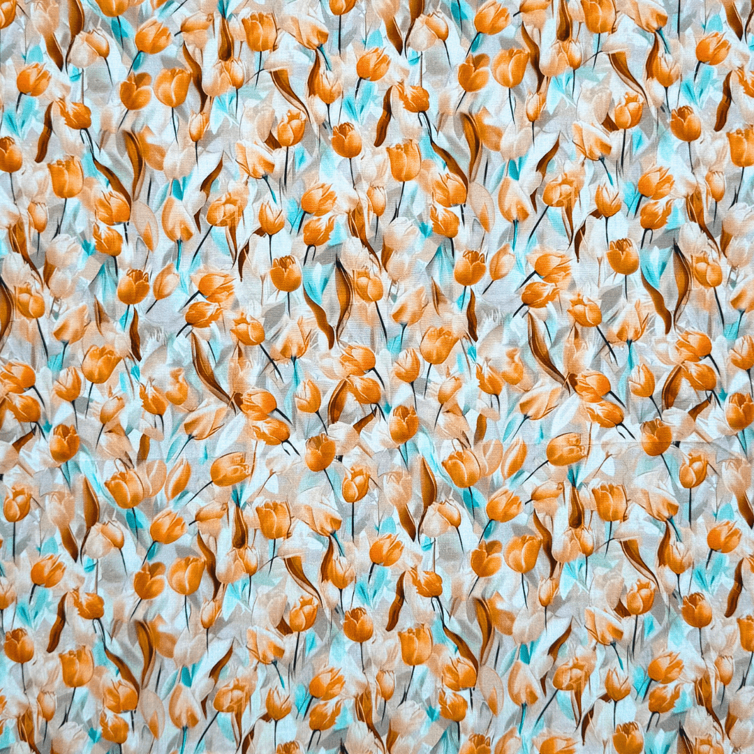 Viscose Printed Challis Des.2 2 - Ragland Fabrics