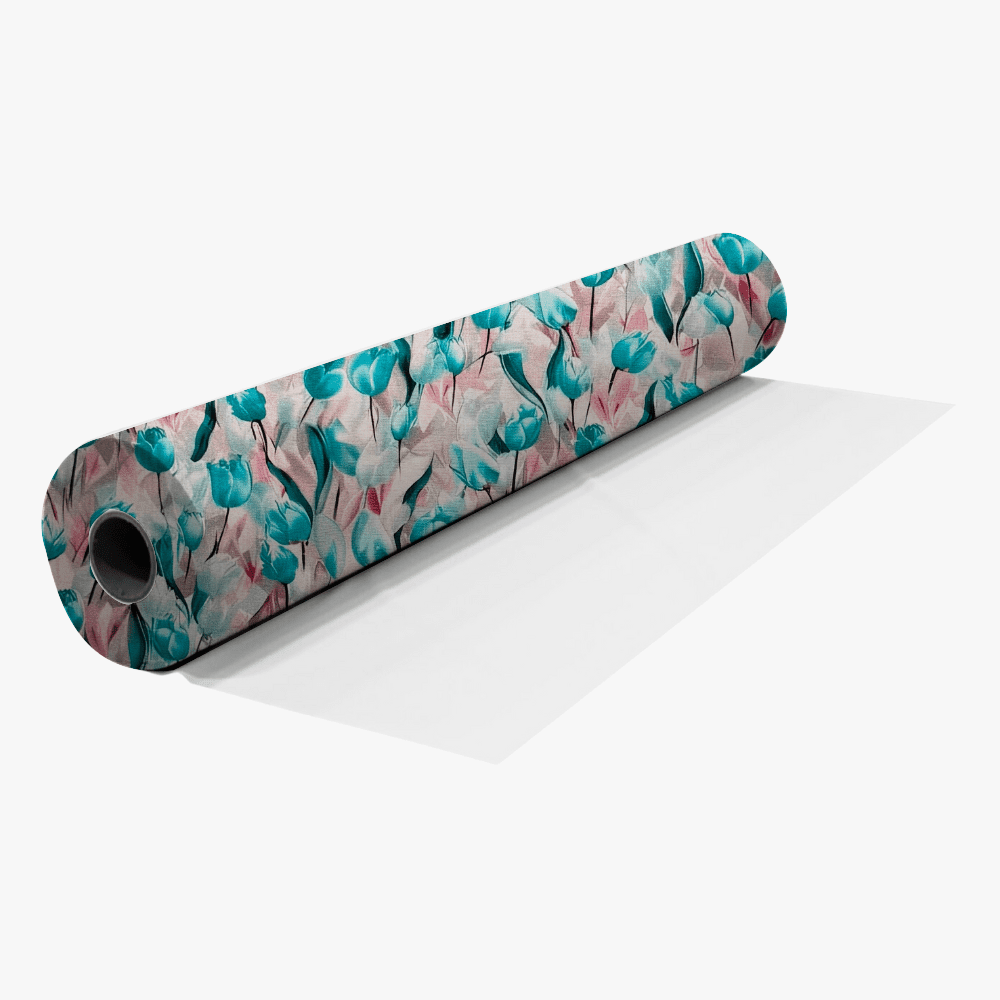 Viscose Printed Challis Des.2 3 - Ragland Fabrics