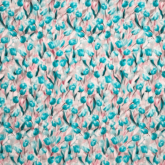 Viscose Printed Challis Des.2 3 - Ragland Fabrics