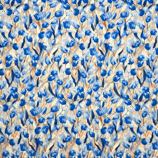 Viscose Printed Challis Des.2 4 - Ragland Fabrics